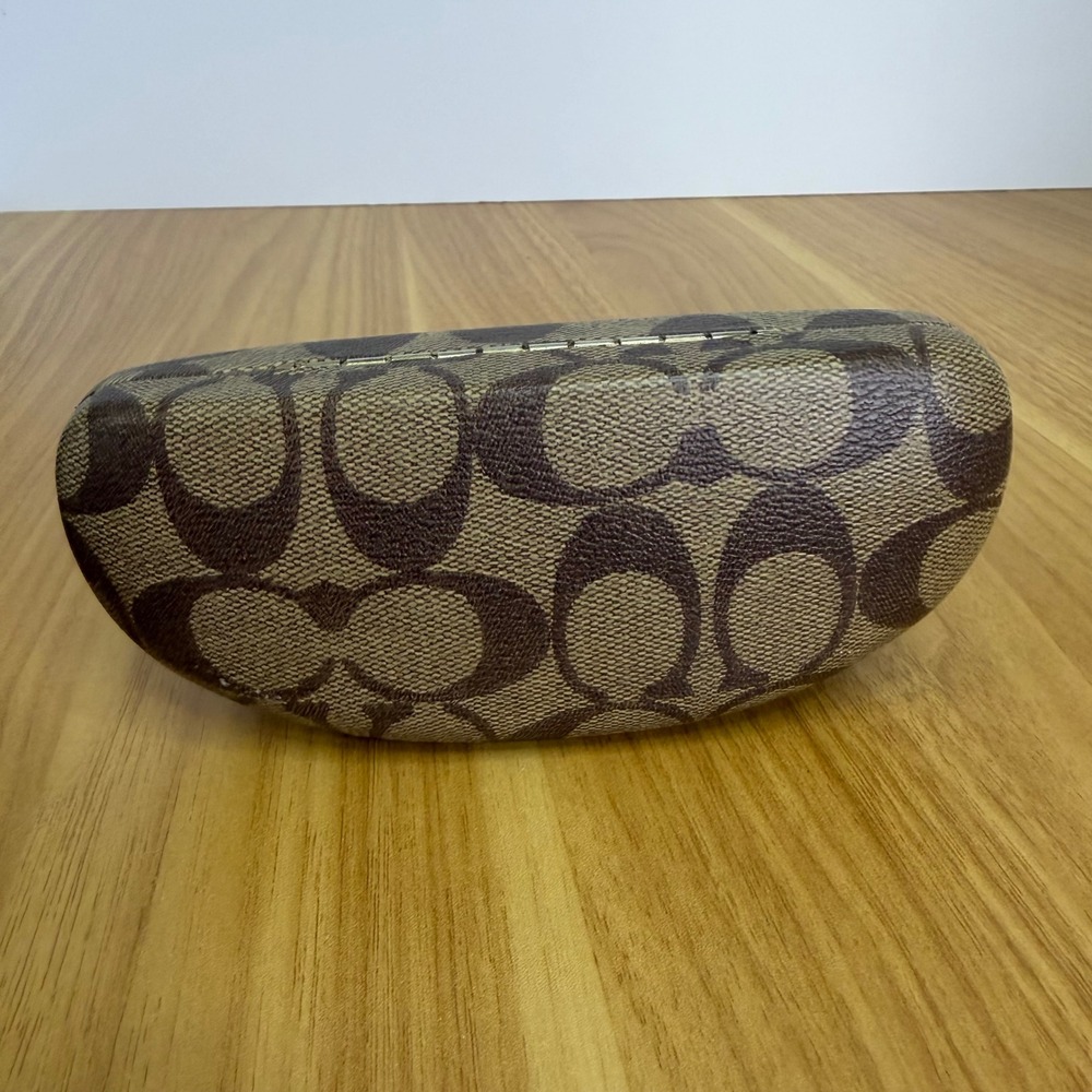 Coach Signature C Monogram‎ Hard Shell Eyeglass Sunglass Case Luxury